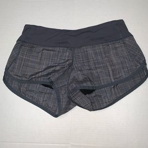 Lululemon speed shorts Sz 2